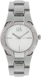 George Klein Analog Watch for Women with Stainless Steel Band, Water Resistant, GK20168-SSS, Silver