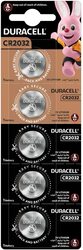 Duracell CR2032 Lithium Coin Batteries, 5 Pieces, Silver