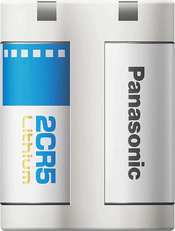 Panasonic 2CR5 6V Photo Power Lithium Battery, White