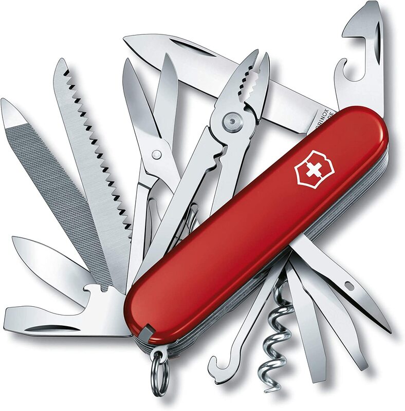 Victorinox Handyman Medium Pocket Knives, Red