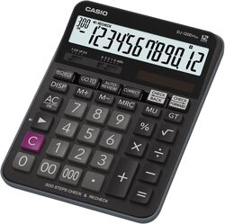 Casio DJ-120D Plus 300 Steps Check and Correct Desktop Calculator, Black