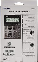 Casio DS-3B Heavy Duty Office Calculator, Black