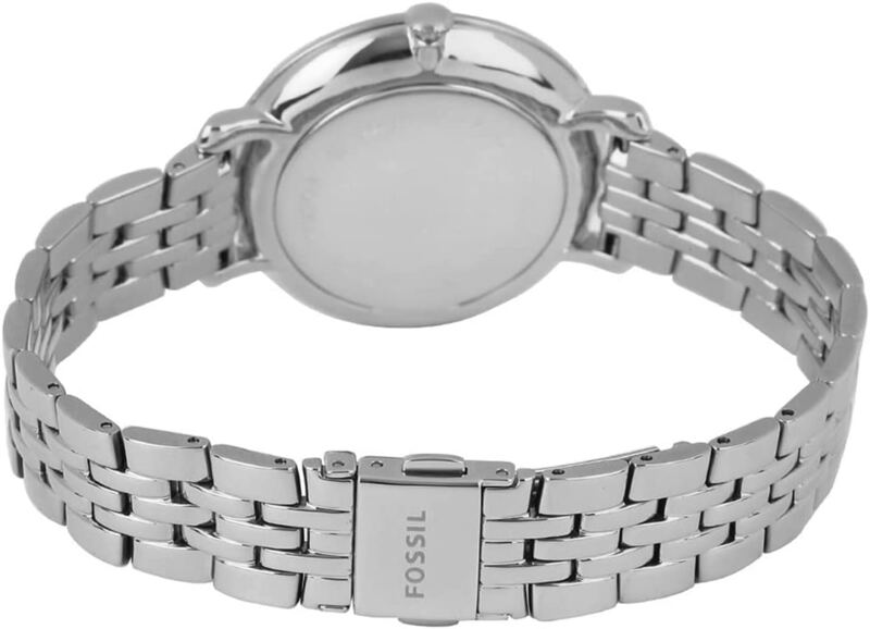 Fossil Analog Watch for Women with Stainless Steel Band, Water Resistant, ES3545, Silver