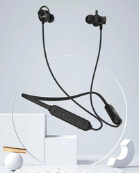 Levore Bluetooth/Wireless In-Ear Neckband Earphones, Black