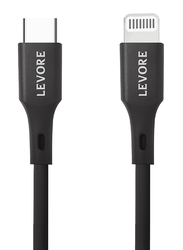 Levore 1-Meter Lightning Cable, USB Type-C to Lightning Cable for Smartphones/Tablets, White