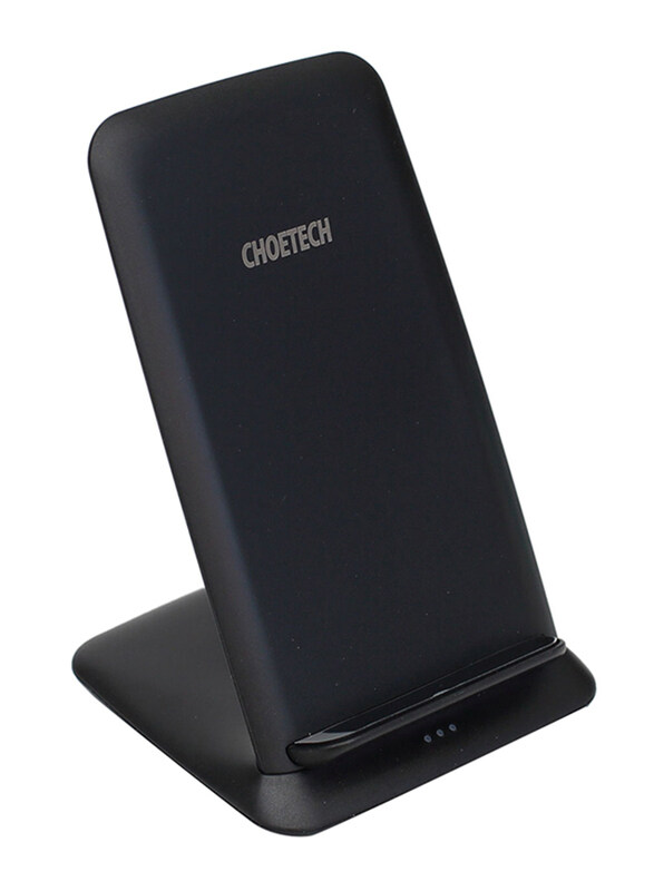 

Choetech 15W Wireless Charging Stand Plus Adapter, T555-F-UK201AB, Black