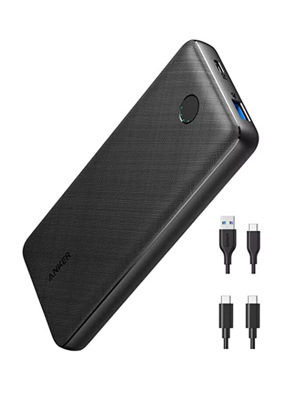 Anker 20000mAh PowerCore Essential Powerbank, A1287H12-40, Black