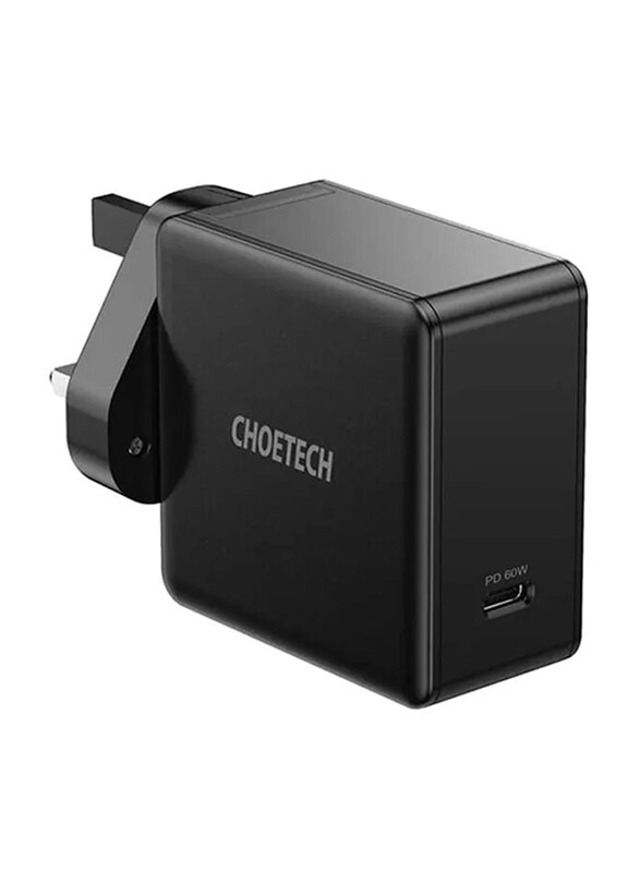

Choetech PD 60W USB-C Fast Wall Charger, CQ4004-UK, Black