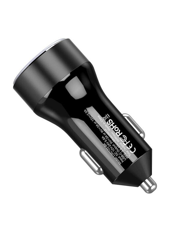 

Levore 66W 2 X USB-C PD Ports Car Charger, Black