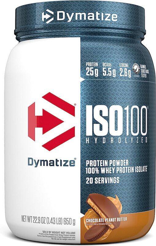 

Dymatize Dy ISO 100 1.43lb Chocolate Peanut Butter