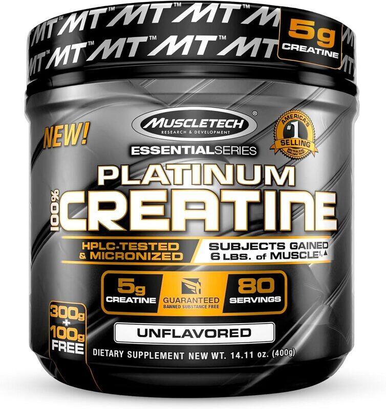 

Muscle Tech Muscletech Essential Series Platinum 100% Creatine Unflavored 400g
