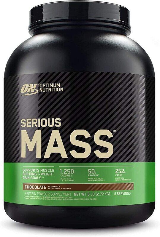 

Optimum Nutrition Serious Mass Weight Gainer Protein Powder, 6 Lbs, Chocolate