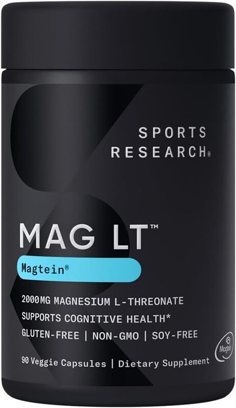 Sports Research Magnesium L-Threonate 2000mg 90 veggie capsules