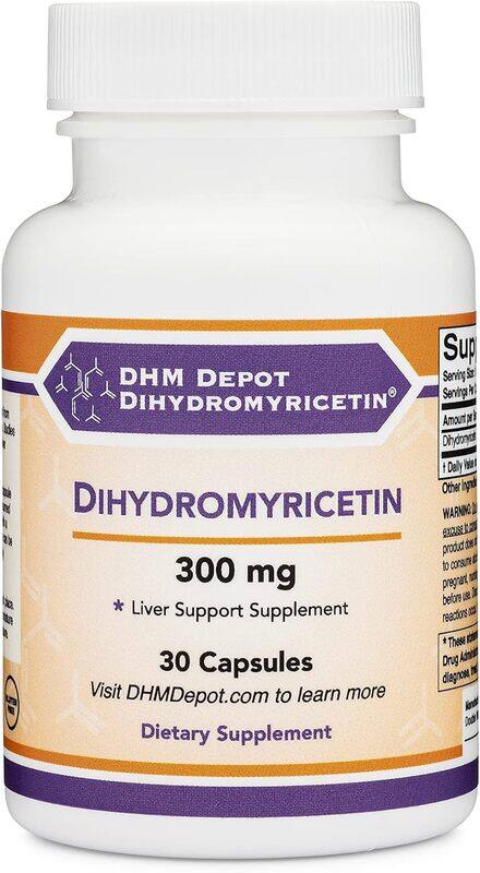 

Double Wood Dihydromyricetin Liver Support Supplement 300 mg 30 capsules