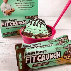 FitCrunch Protein Bar 46gm Mint Chocolate Chip 1x9