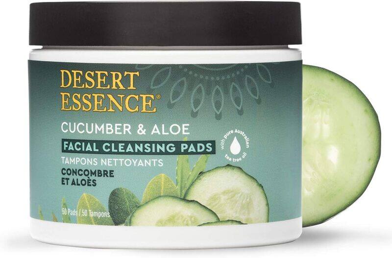 

Desert Essence Cucumber & Aloe Facial Cleansing Pads 50 Tampons