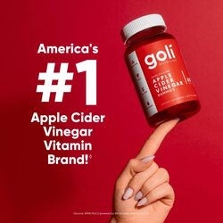 Goli Apple Cider Vinegar Supplement, 60 Gummies