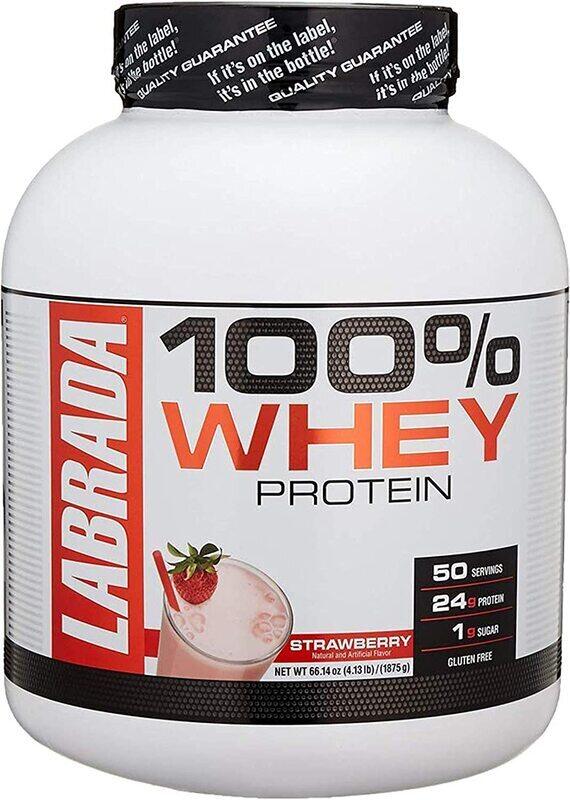 

Labrada Nutrition Lean Pro 100% Whey Protein Powder, 1.875 Kg, Strawberry