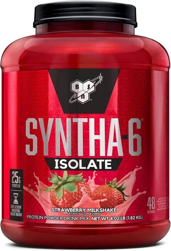 

BSN Syntha 6 Isolate Protein Powder 4lbs Strawberry Milkshake