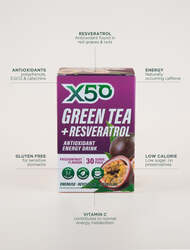 X50 Green Tea 30 Servings Passion Fruit