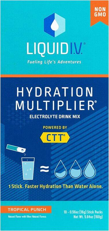 

Liquid IV Hydration Multiplier 0.56oz 10ser Tropical Punch