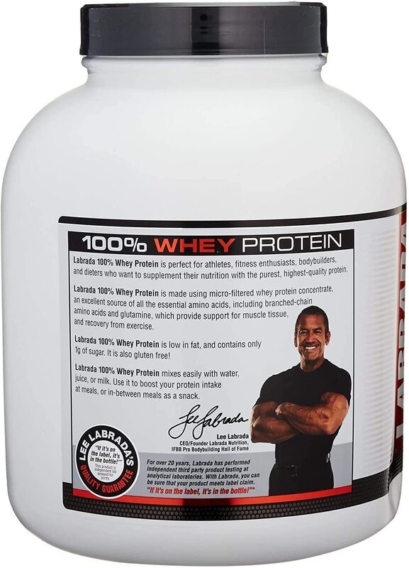 Labrada 100% Whey Protein, 50 Servings, 4.13 Lbs, Chocolate