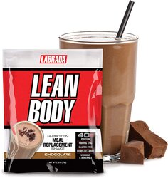 Labrada Lean Body Hi- Protein Meal Replacement Shake, 20 Pieces x 40g, Chocolate