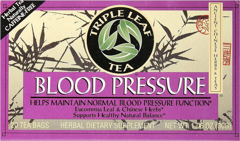 

Triple Leaf Tea Blood Pressure Helps Maintain Normal Blood Pressure Function 20 Bags 1.06oz 30g