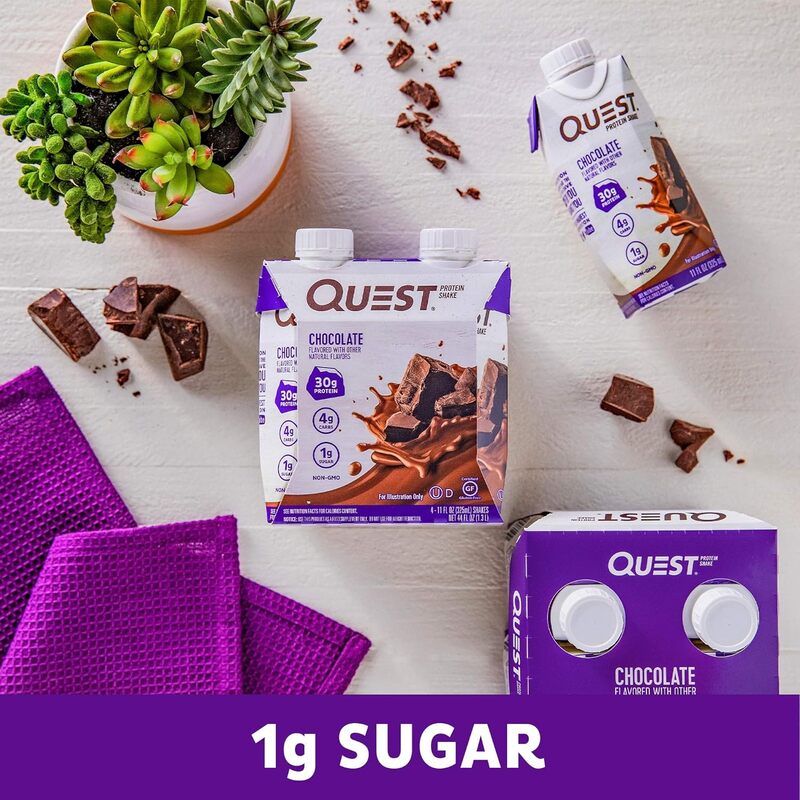 Quest Protein RTD 11.oz 12pcs 3/4pack Chocolate 