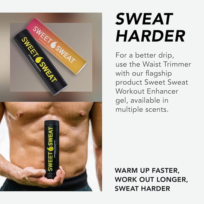 Sweet Sweat Waist Trimmer for Men & Women Pink XXL
