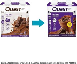 Quest Protein RTD 11.oz 12pcs 3/4pack Chocolate 