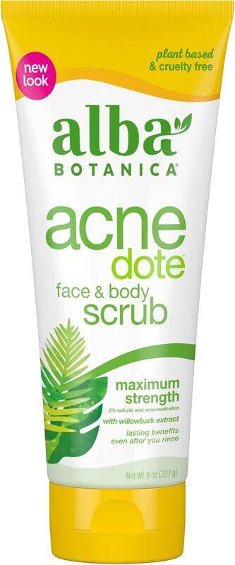 

Alba Botanica Acnedote Face Body Scrub 8 oz 227g