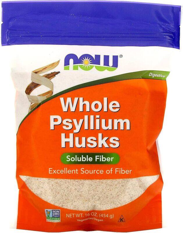 

Now Foods Now Whole Psyllium Husks Excellent Source of Fiber 16 oz 454g