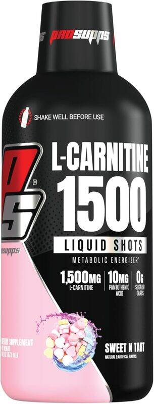 

Prosupps L-Carnitine 1500 Liquid Shots Sweet N Tart 473ml