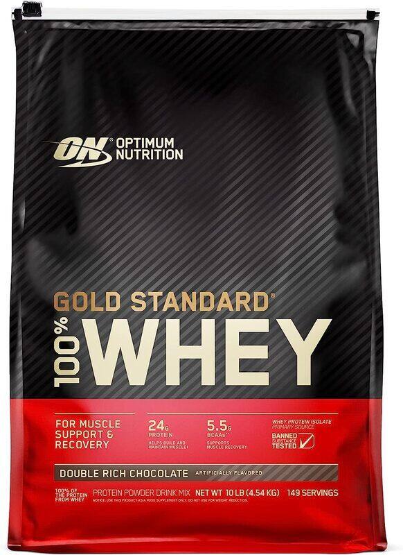 

Optimum Nutrition ON 100% Gold Std Whey 10lb Double Rich Chocolate