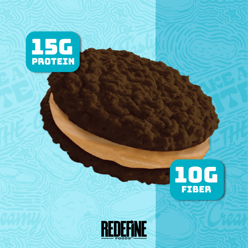 Redefine Foods FX Oatmeal Protein Pie Skippy Chocolate Peanut Butter 70g Packs of 8