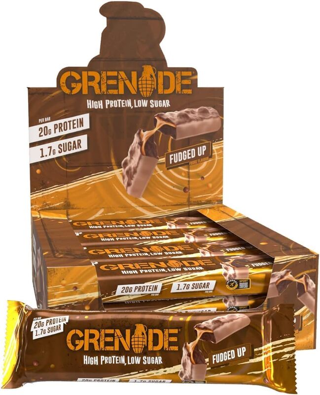 Grenade High Protein Low Sugar Bar Fudged Up 60g Pack of 12