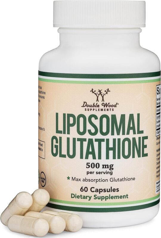 

Double Wood Supplements Double Wood Liposomal Glutathione Supplement 500 mg 60 capsules