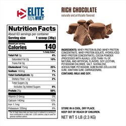 Dymatize Protein Powder, Rich Chocolate, 5 lbs