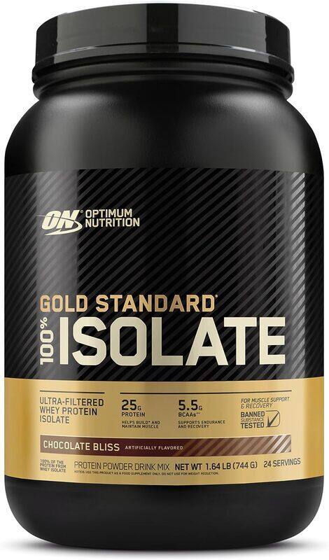 

Optimum Nutrition ON 100% Isolate 1.64lb Chocolate Bliss