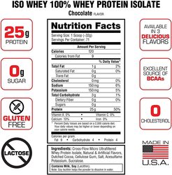 Labrada Iso 100% Whey Protein Isolate Powder, 5 Lbs, Chocolate