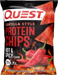 Quest Tortilla Chips Hot & Spicy 1x8