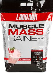 Labrada Muscle Mass Gainer, 12 Lbs, Strawberry