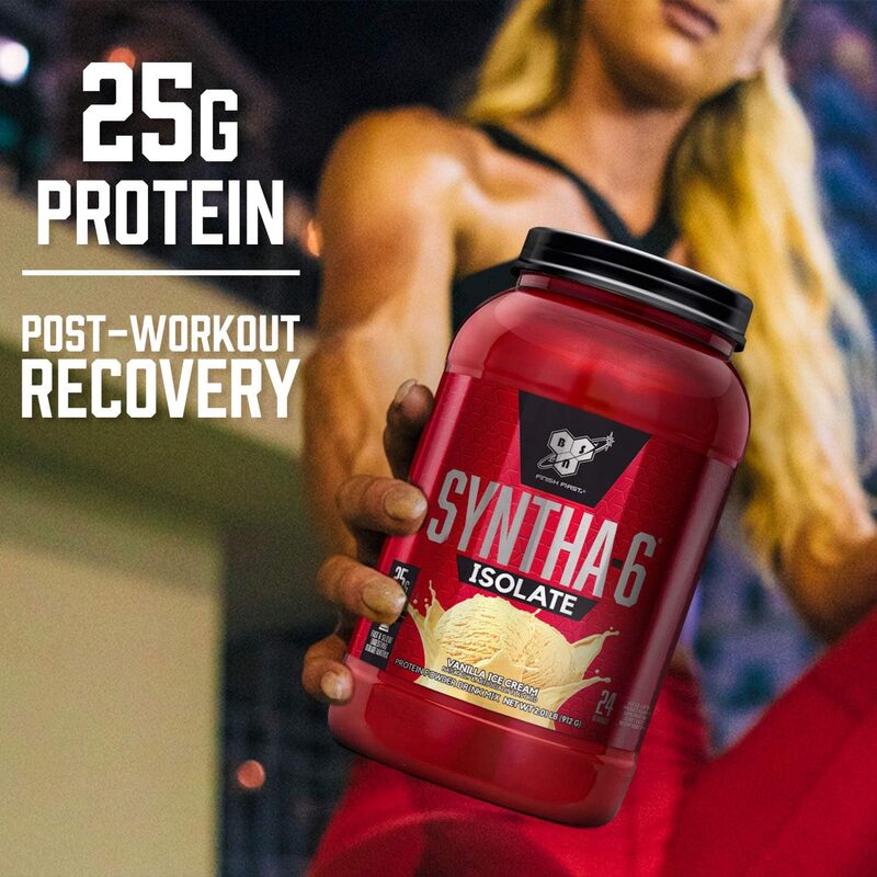 BSN Syntha 6 Isolate Protein Powder 4lbs Vanilla Ice Cream