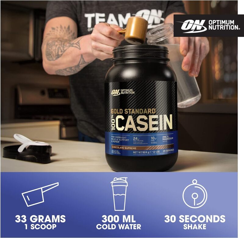 ON 100% Gold Std Casein 2lb Chocolate Supreme