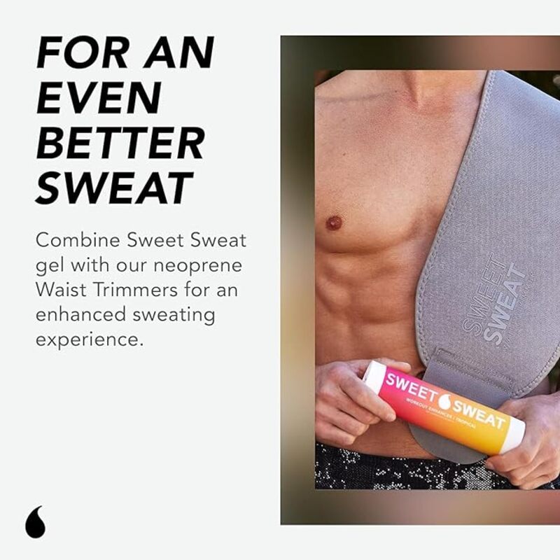 Sweet Sweat Waist Trimmer 'Pro Series' Belt with Adjustable Velcro Straps for Men & Women Black/Pink XL/XXL