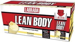 Labrada Nutrition Lean Body Ready-to-Drink Protein Shake, 12 x 500ml, Banana