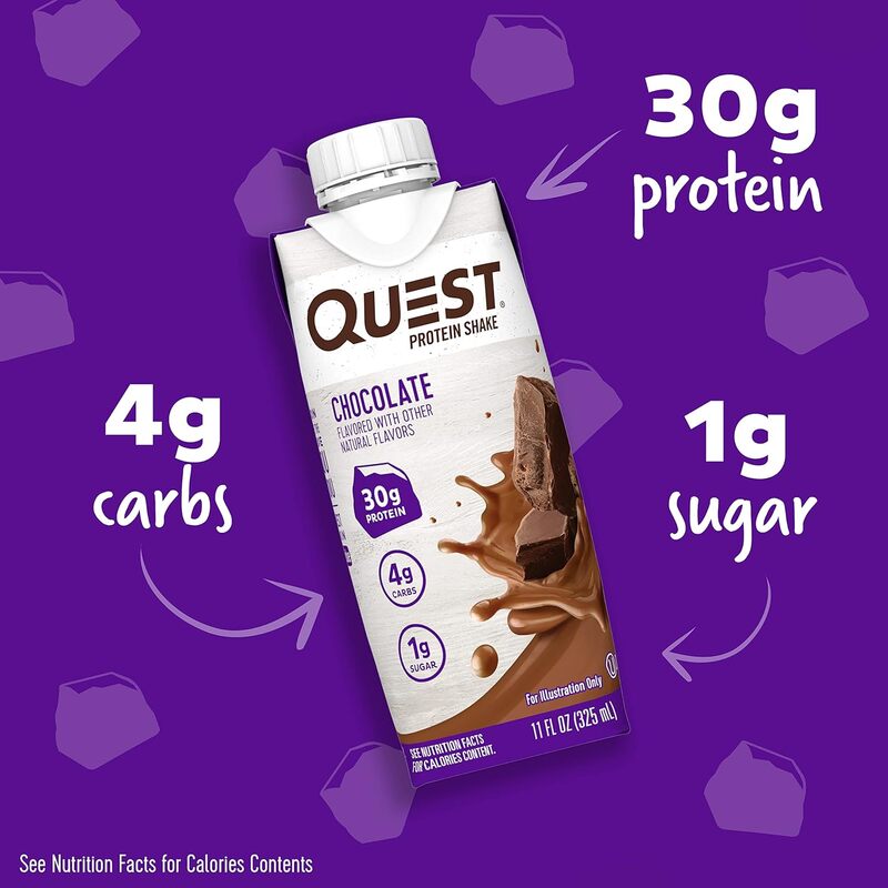 Quest Protein RTD 11.oz 12pcs 3/4pack Chocolate 