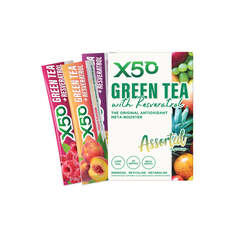 X50 Green Tea 60 Servings Assorted Flavour