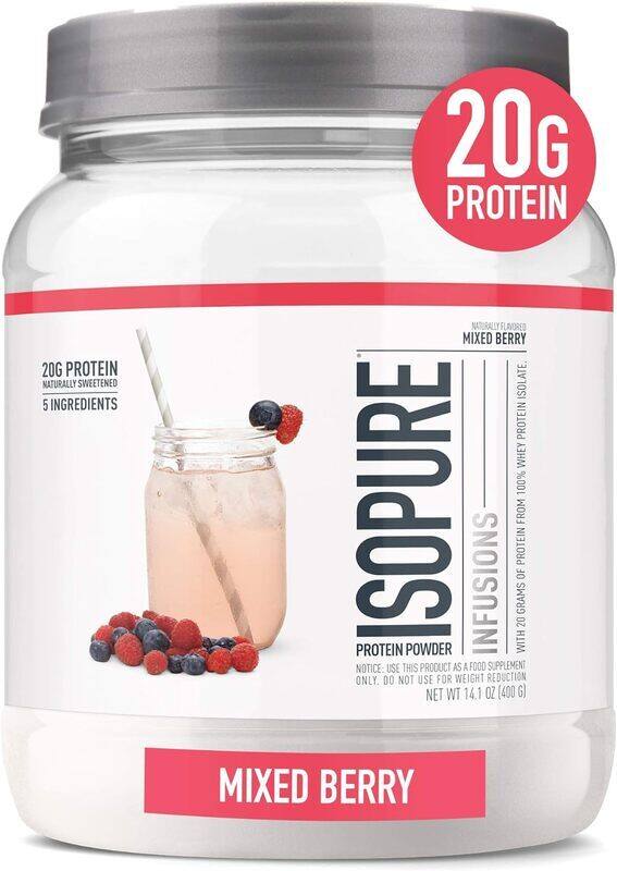 

Isopure Infusions Protein Powder Mixed Berry 16 Servings 400 g